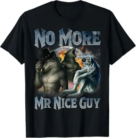 No More Mr Nice Guy Funny Alph - огляд і ціна Street Fashion For Short Guys