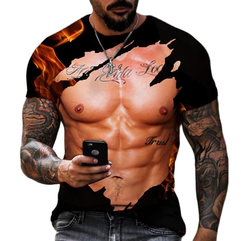 Summer Fashion Men's 3D Printe - огляд і ціна Street Fashion For Short Guys
