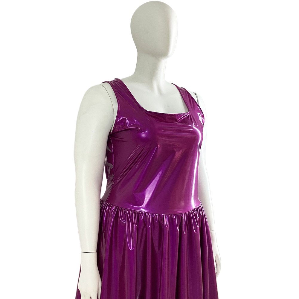 Women's PVC Tank Dress, Sleeve - огляд і ціна Queen Street Fashion