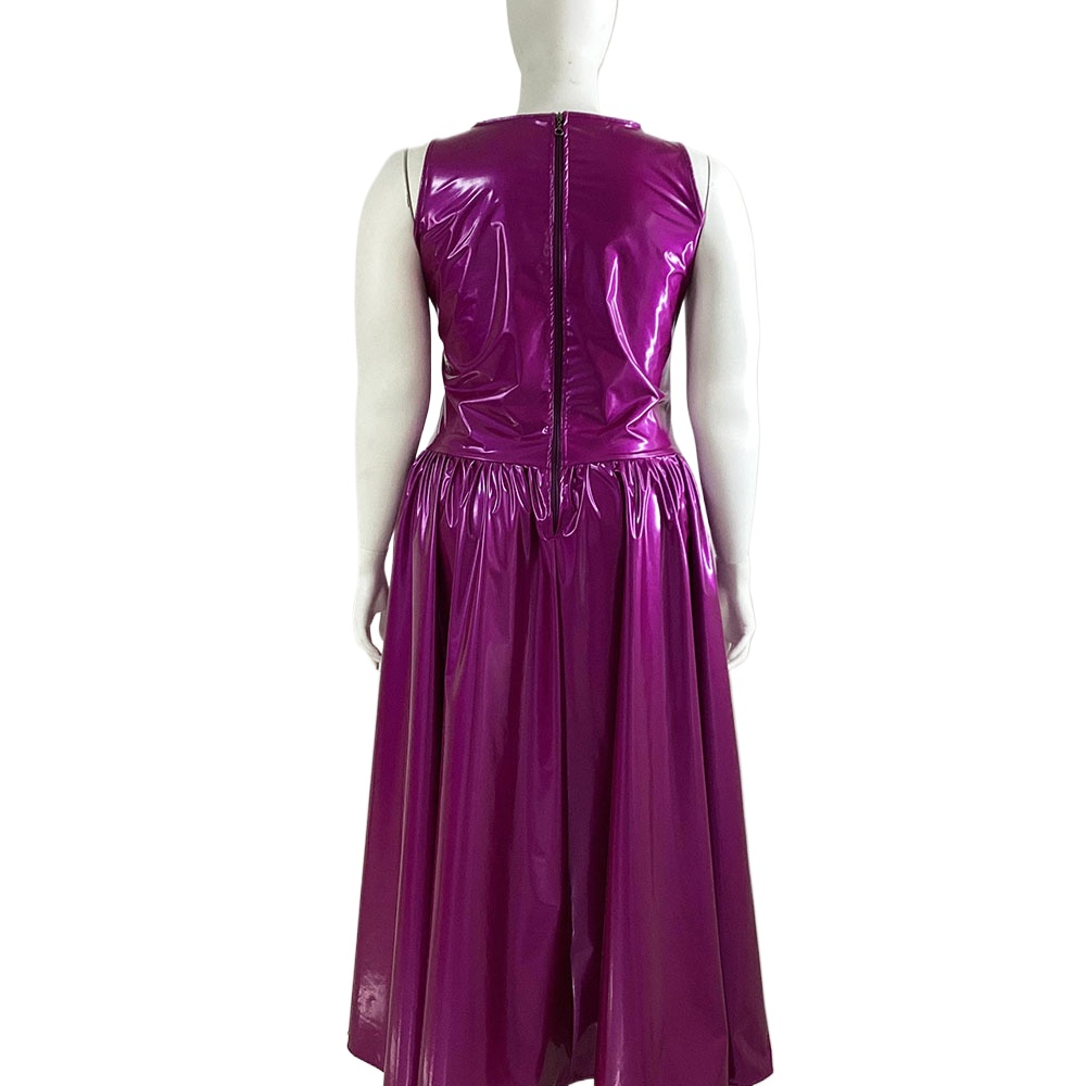 Women's PVC Tank Dress, Sleeve - огляд і ціна Queen Street Fashion